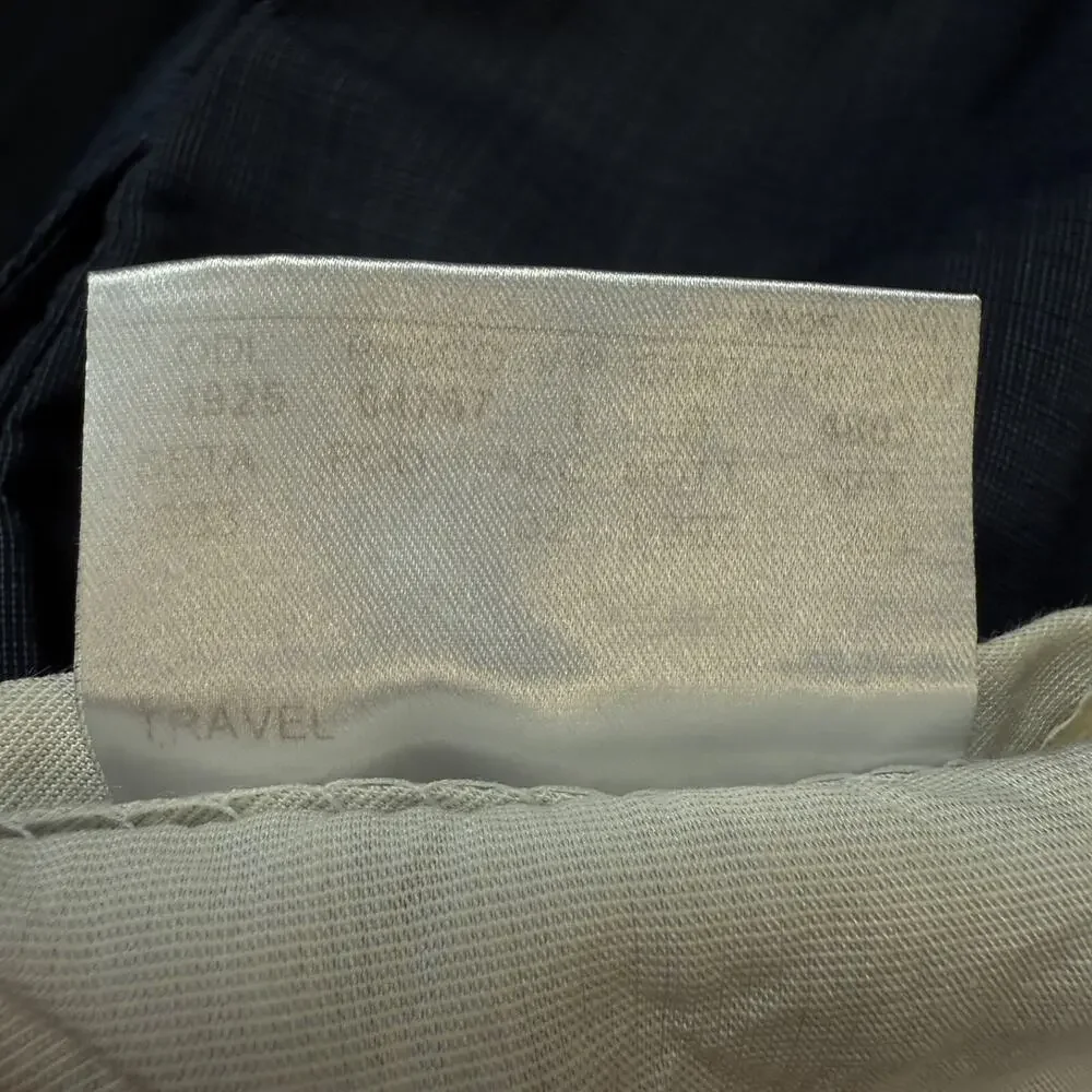 Canali eu58(39x29) men’s blue casual pants pantaloon 100% wool travel